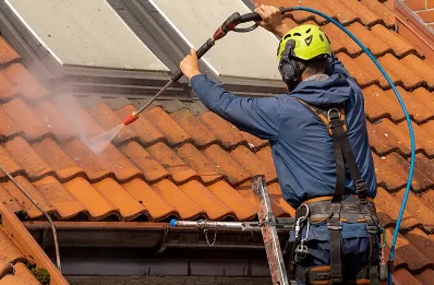 Démoussage et hydrofuge de toiture à Pontavert